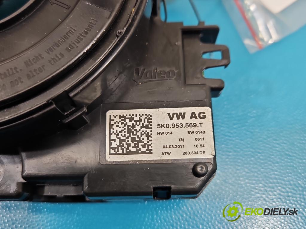 Vw Passat B7 2010-2014 2.0 tdi 140 HP automatic 103 kW 1968 cm3 5- Páska: airbag 5K0953569T (Airbag)