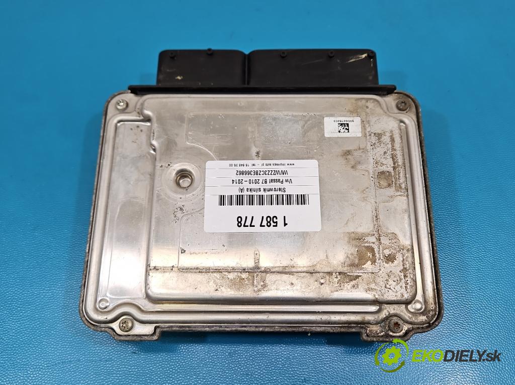 Vw Passat B7 2010-2014 2.0 tdi 140 HP automatic 103 kW 1968 cm3 5- riadiaca jednotka motora 03L907309N