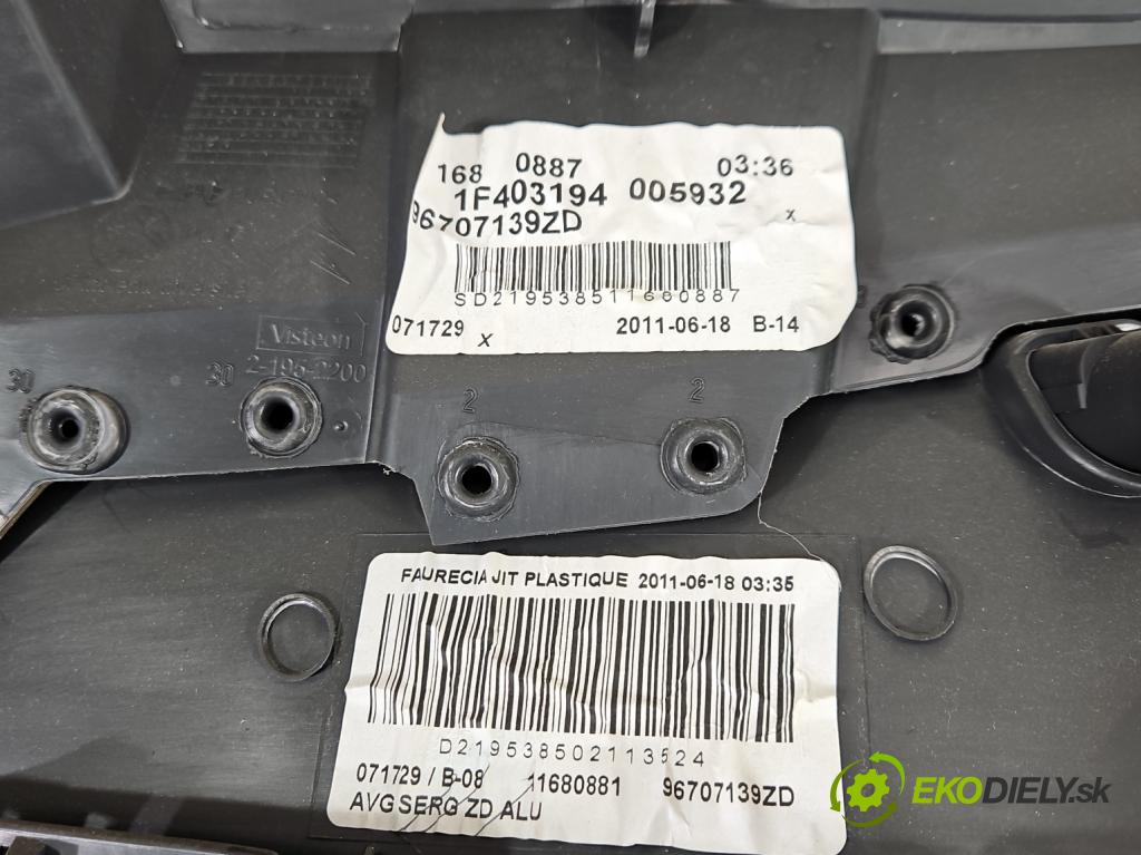 Citroen C5 II 2008-2017 2.0 hdi 140 HP manual 103 kW 1997 cm3 5- Čalounictví: dvere predné ľavé