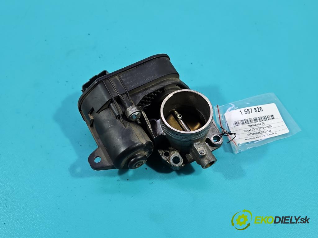 Citroen C3 III 2016-2024 1.2 12V 82 HP manual 60 kW 1199 cm3 5- klapka 9673622380 (Škrtiaca klapka)