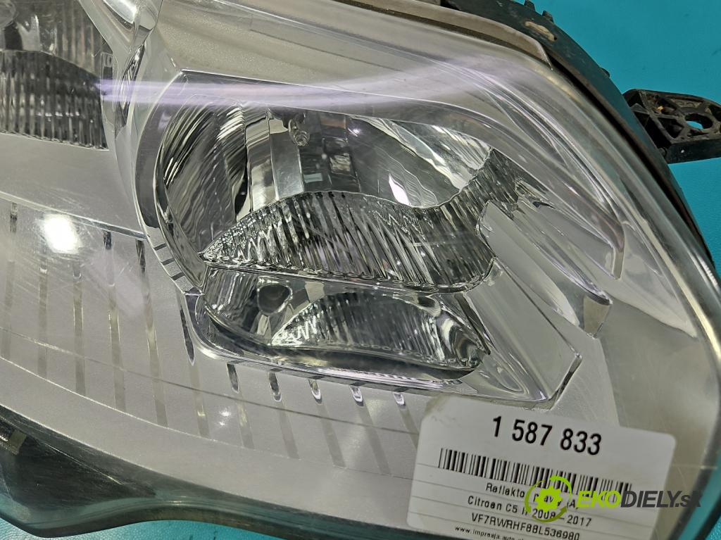 Citroen C5 II 2008-2017 2.0 hdi 140 hp manual 103 kW 1997 cm3 5- světlo pravý 9674397980 (Pravé přední světlo)