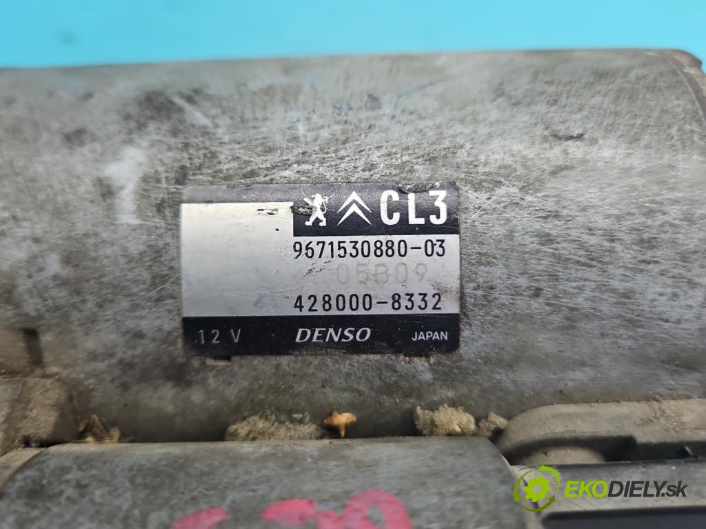 Citroen C3 III 2016-2024 1.2 12V 82 HP manual 60 kW 1199 cm3 5- štartér 9671530880 (Štartér)