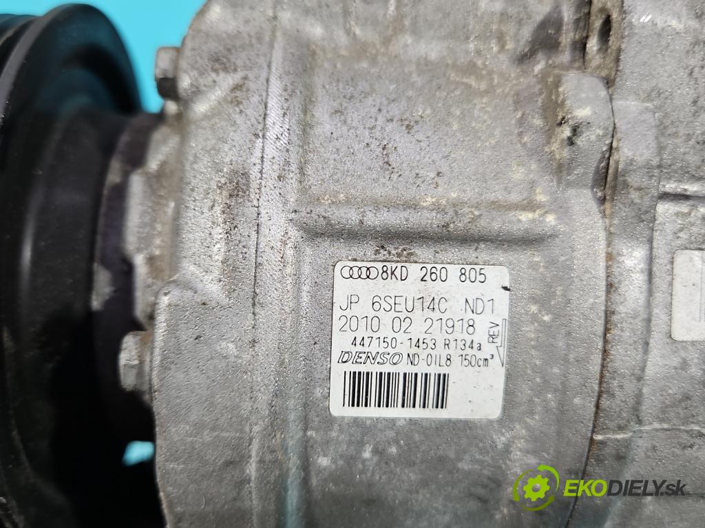 Audi A4 B8 2007-2015 2.0 TFSI 211KM automatic 155 kW 1984 cm3 5- Kompresor: klimatizácie 8KD260805 (Kompresor klimatizácie)