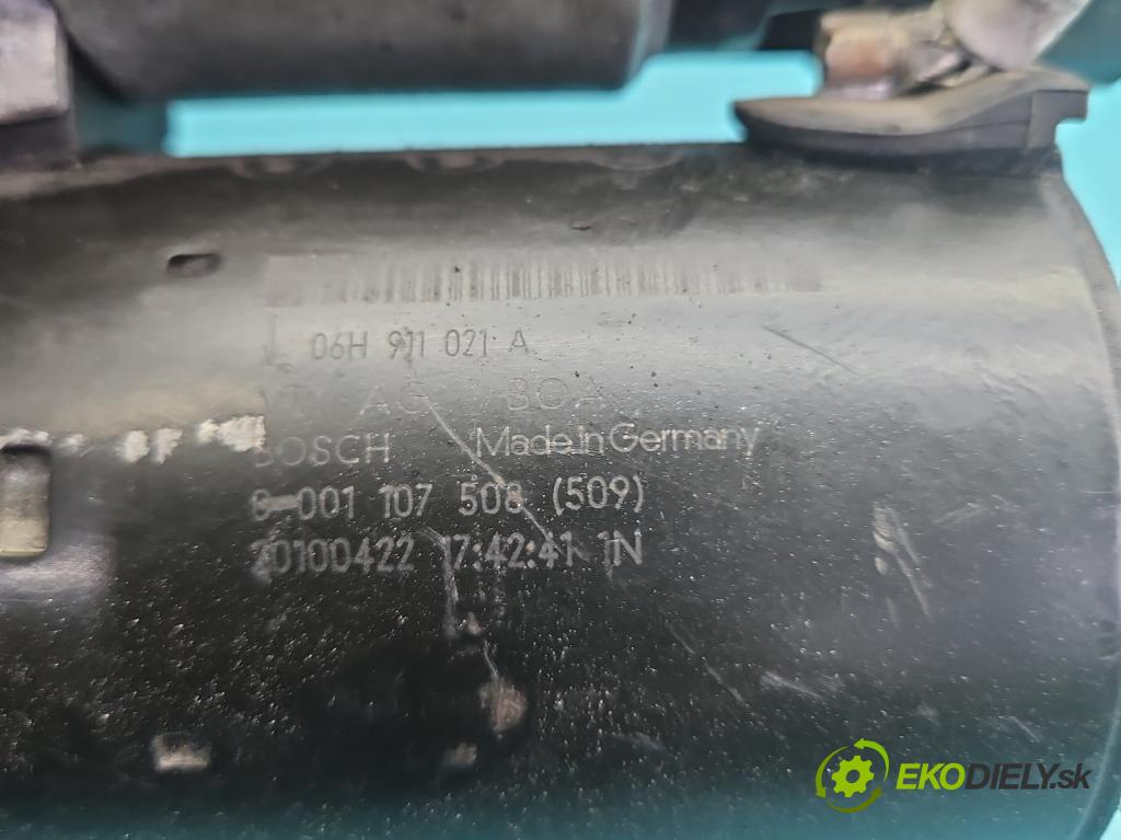 Audi A4 B8 2007-2015 2.0 TFSI 211KM automatic 155 kW 1984 cm3 5- štartér 06H911021A (Štartér)