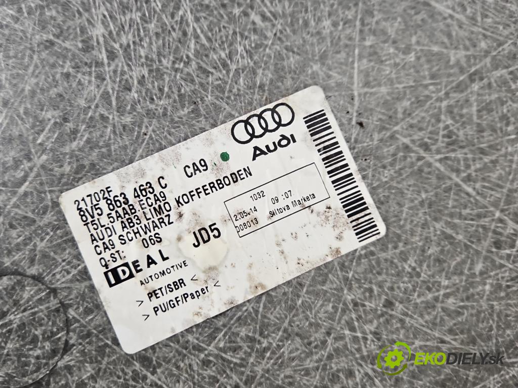 Audi A3 8V 2013-2020 1.8 TFSI 179KM automatic 132 kW 1798 cm3 4- koberec do auta kufra: 8V5863463C