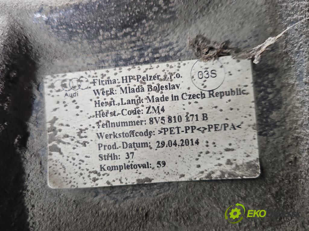 Audi A3 8V 2013-2020 1.8 TFSI 179KM automatic 132 kW 1798 cm3 4- Blatník: zadné ľavé 8V5810171B