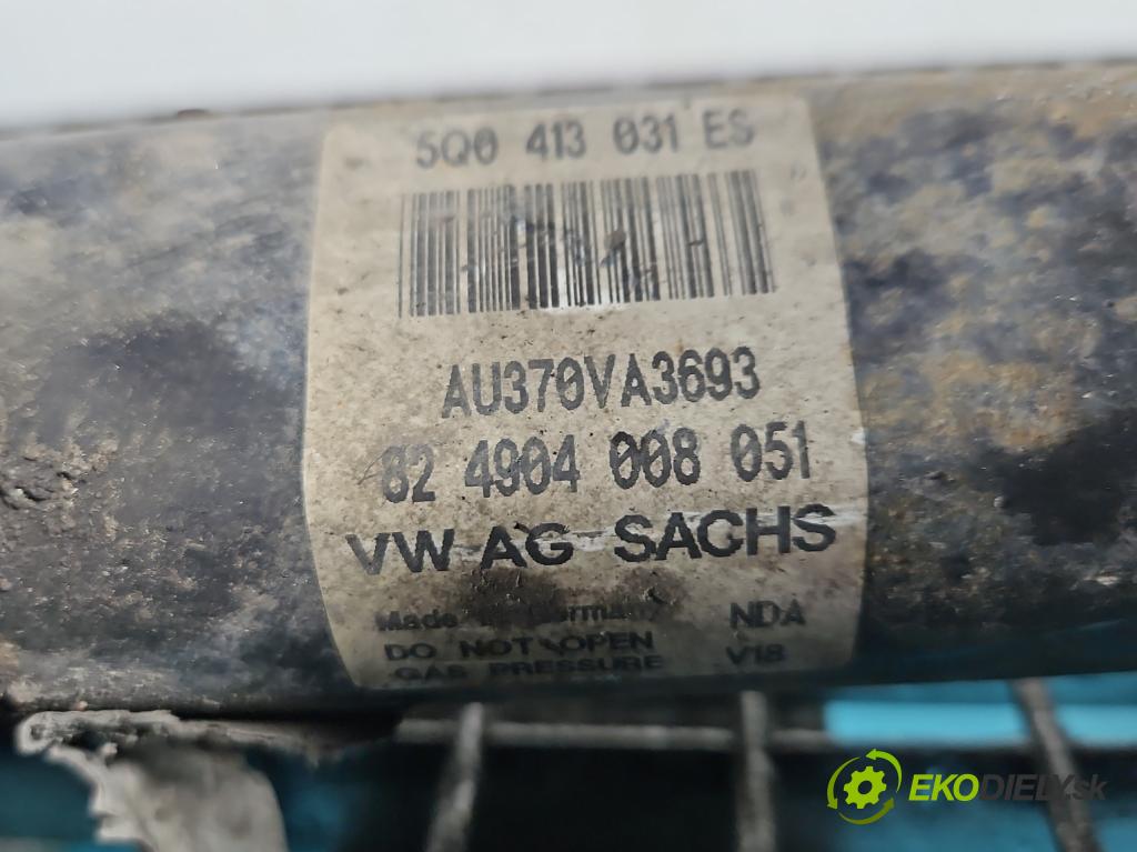 Audi A3 8V 2013-2020 1.8 TFSI 179KM automatic 132 kW 1798 cm3 4- tlumič přední pravý 5Q0413031ES (Klika dveří ostatní)