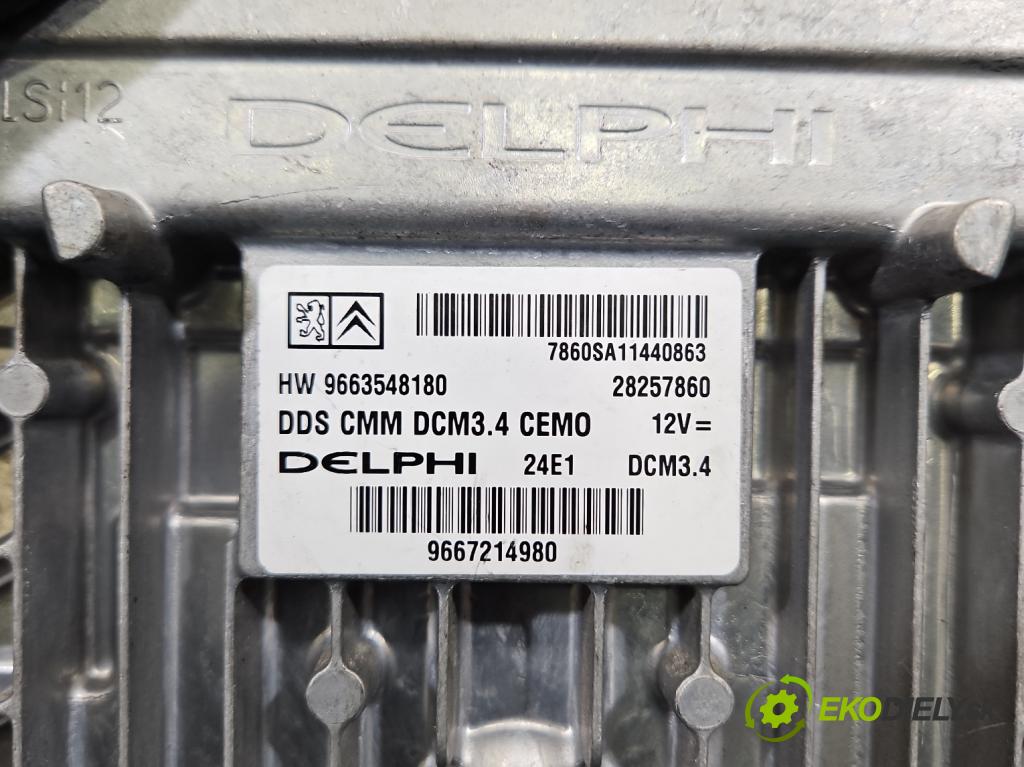 Citroen C5 II 2008-2017 2.0 hdi 140 HP manual 103 kW 1997 cm3 5- riadiaca jednotka motora 9663548180