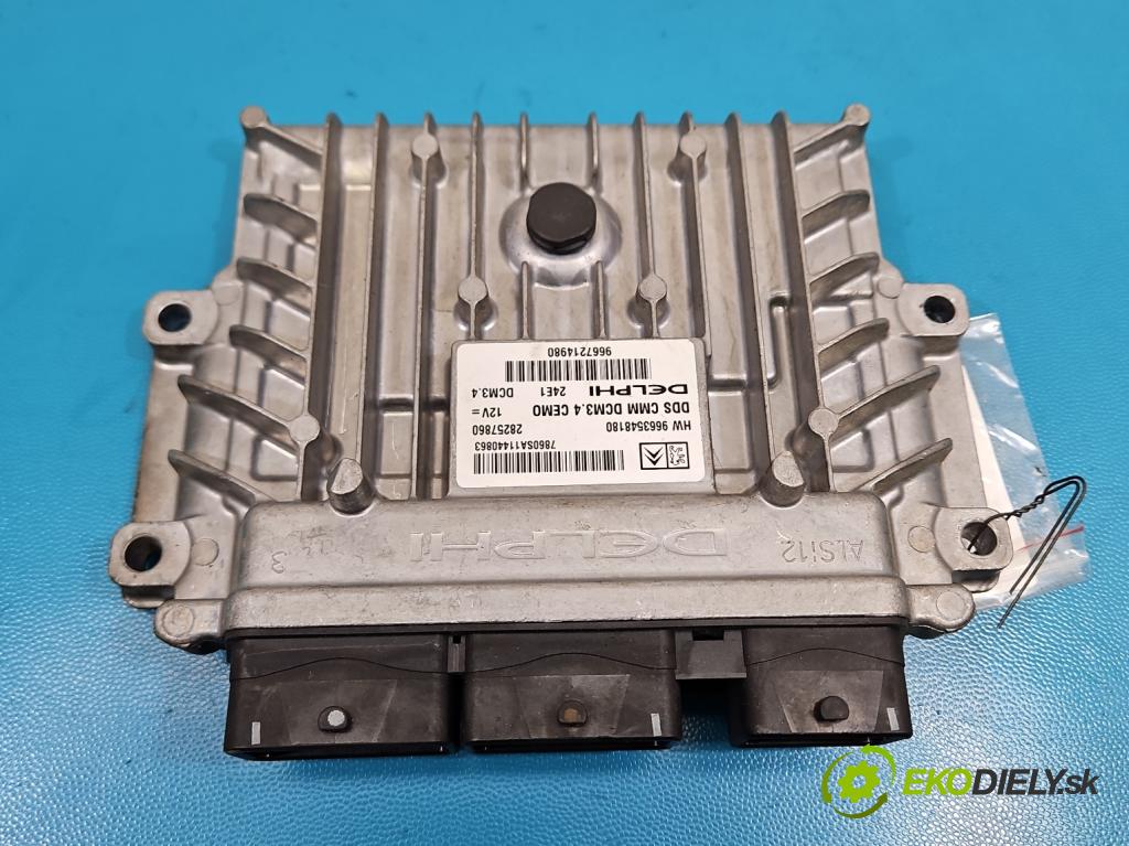 Citroen C5 II 2008-2017 2.0 hdi 140 HP manual 103 kW 1997 cm3 5- riadiaca jednotka motora 9663548180