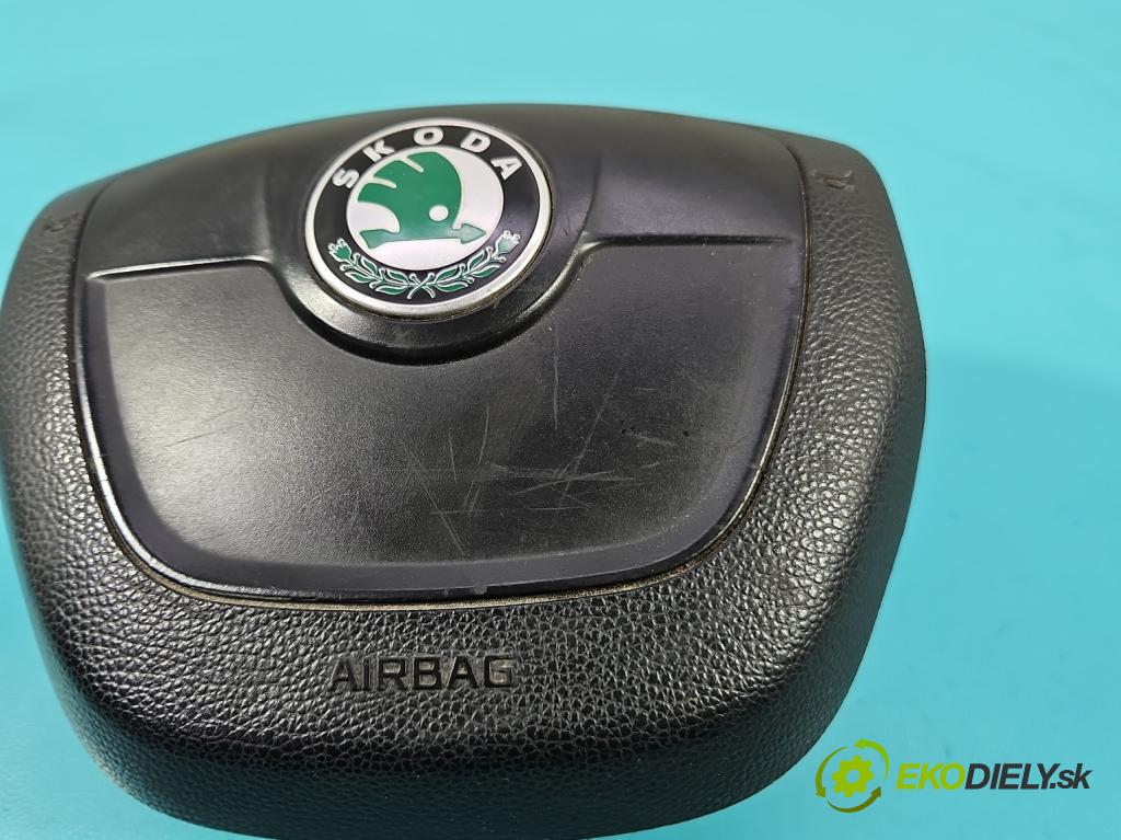 Skoda Fabia II 2007-2014 1.4 tdi 69KM manual 51 kW 1422 cm3 5- airbag vzduch: Řidiči: 5J0880201H (Airbag)