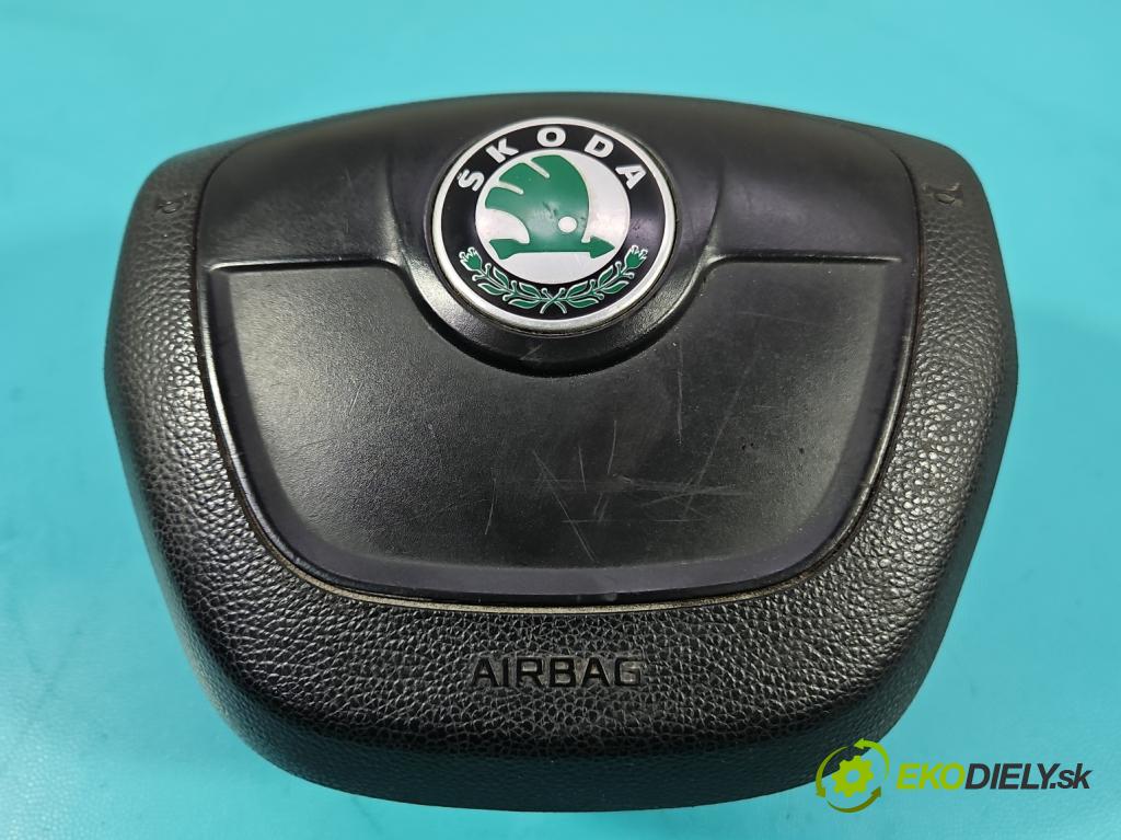Skoda Fabia II 2007-2014 1.4 tdi 69KM manual 51 kW 1422 cm3 5- airbag vzduch: Řidiči: 5J0880201H (Airbag)