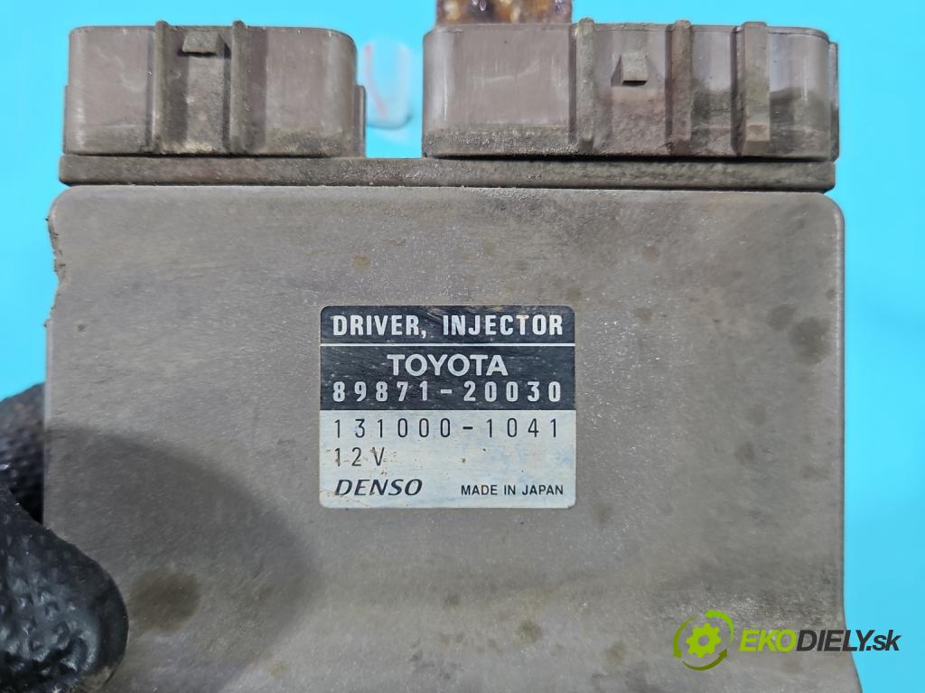 Toyota Corolla E12 2001-2009 2.0 D4D 116 HP manual 85 kW 1995 cm3 5- riadiaca jednotka ostatné 89871-20030