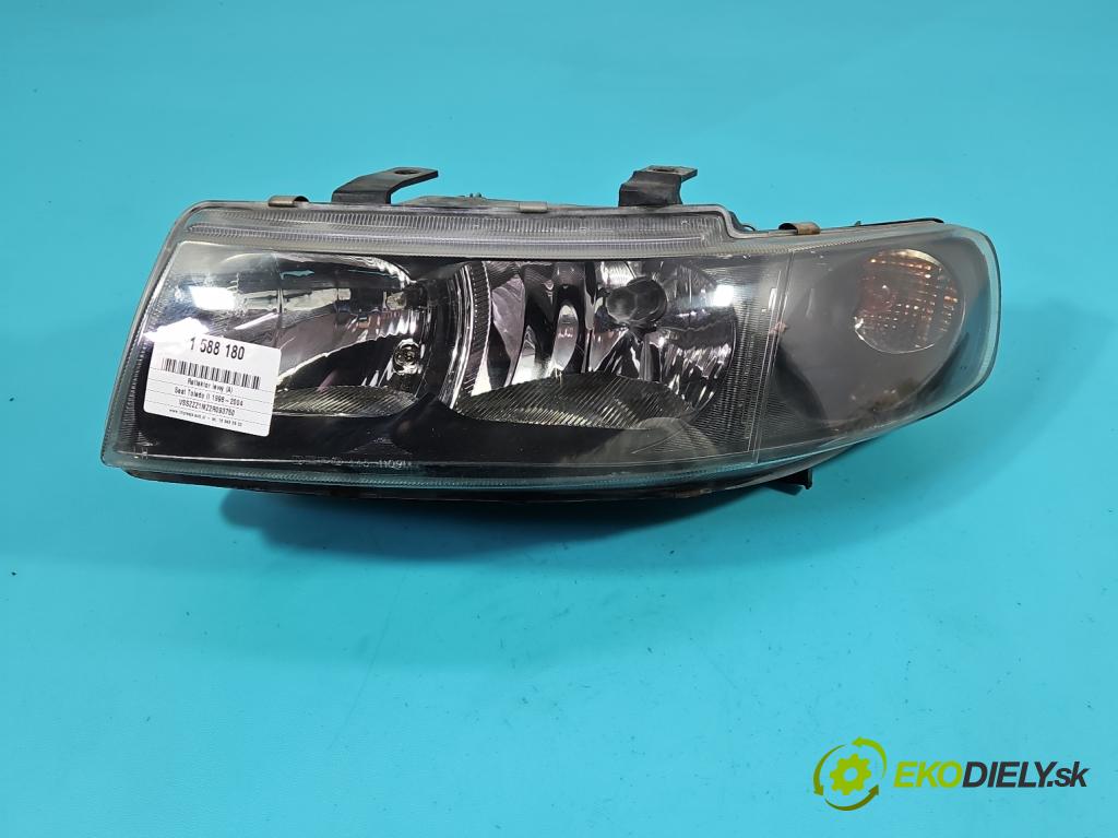 Seat Toledo II 1998-2004 1.8 20V 125 HP manual 92 kW 1781 cm3 4- Reflektor: ľavý  (Kľučka dverí ostatné)