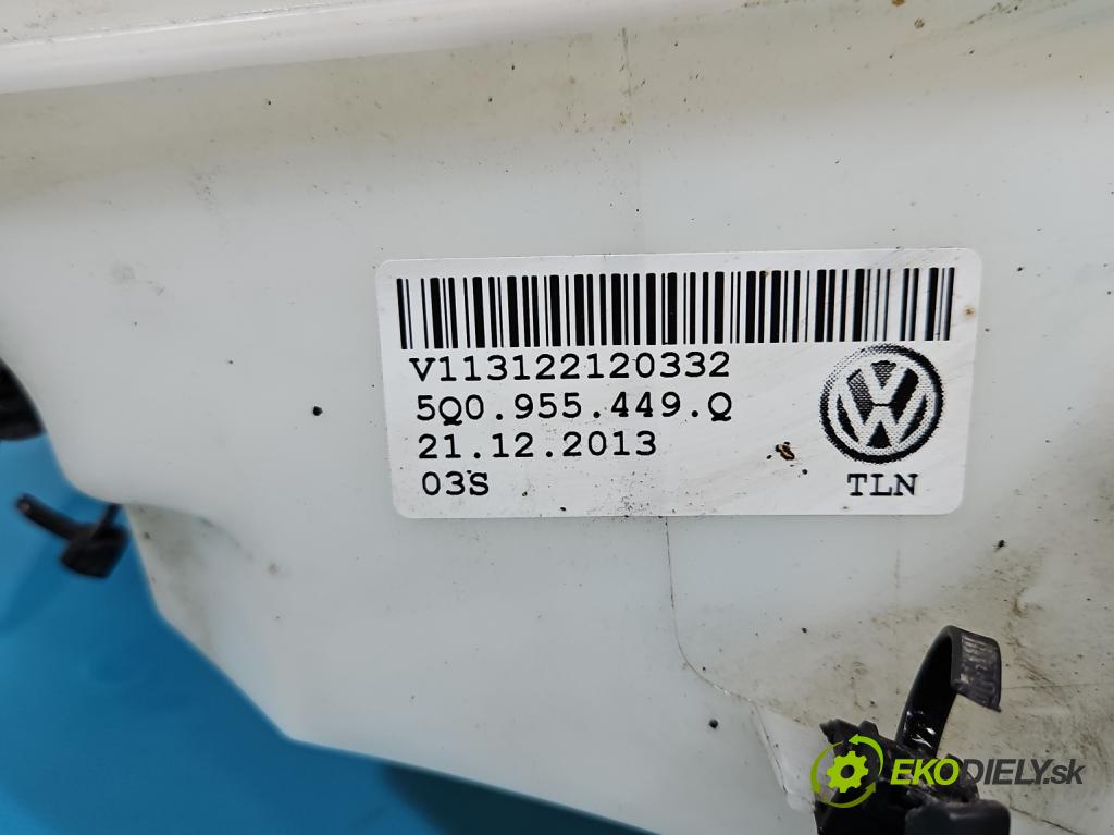 Skoda Octavia III 2013- 2.0 tdi 150 HP manual 110 kW 1968 cm3 5- nádržka tekutina: ostrekovačov 5Q0955449Q