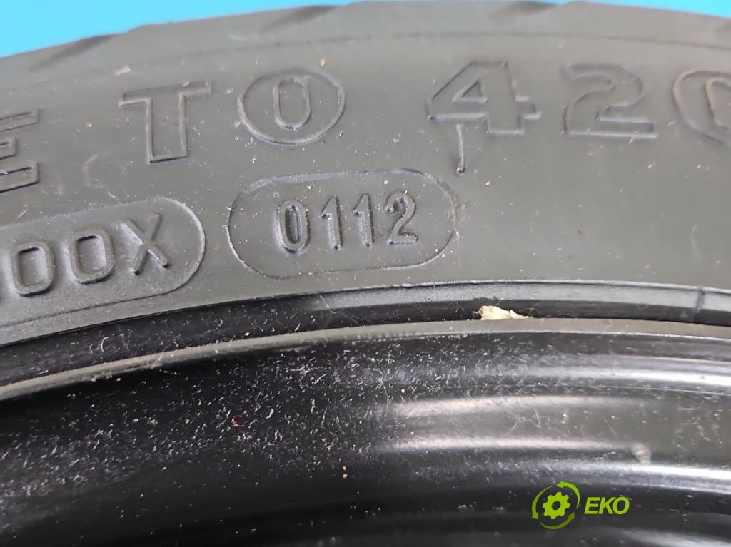 Toyota Auris I 2006-2013 1.3 16V 99 HP manual 73 kW 1329 cm3 5- koleso rezervne 17"