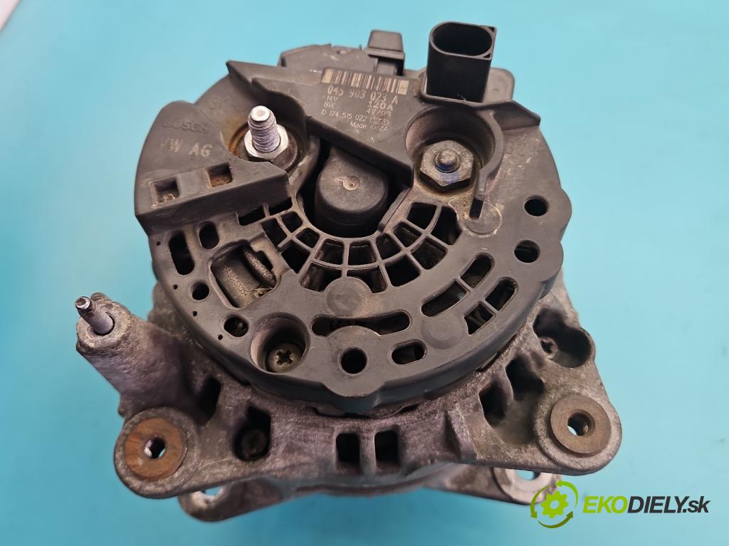 Skoda Fabia II 2007-2014 1.4 tdi 69KM manual 51 kW 1422 cm3 5- Alternator 045903023A (Alternátor)