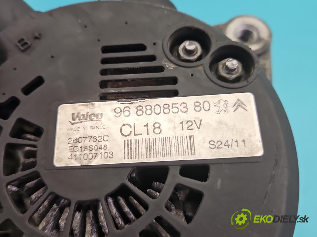 Citroen C5 II 2008-2017 2.0 hdi 140 HP manual 103 kW 1997 cm3 5- Alternator 9688085380 (Alternátor)