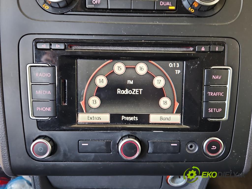 Vw Touran I 2003-2015 1.6 tdi 105 hp manual 77 kW 1599 cm3 5- Radio továrna: 3C0035279
