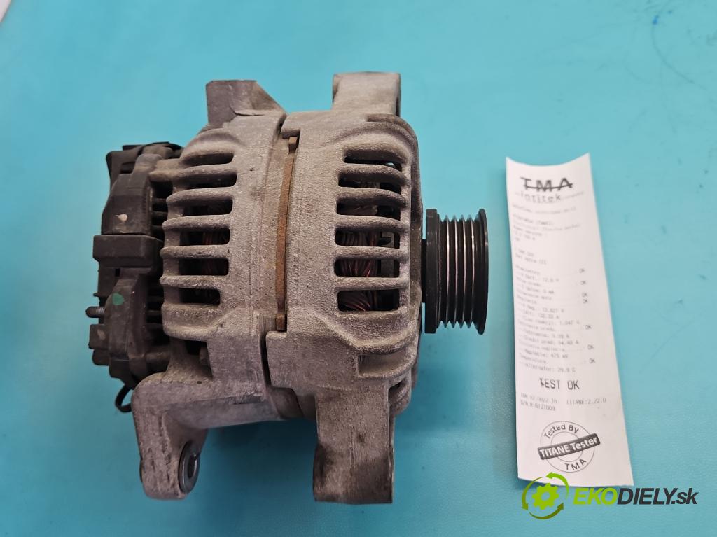 Opel Astra III 2004-2014 1.8 16V 125 hp manual 92 kW 1796 cm3 5- Alternator 0124425025 (Alternátor)