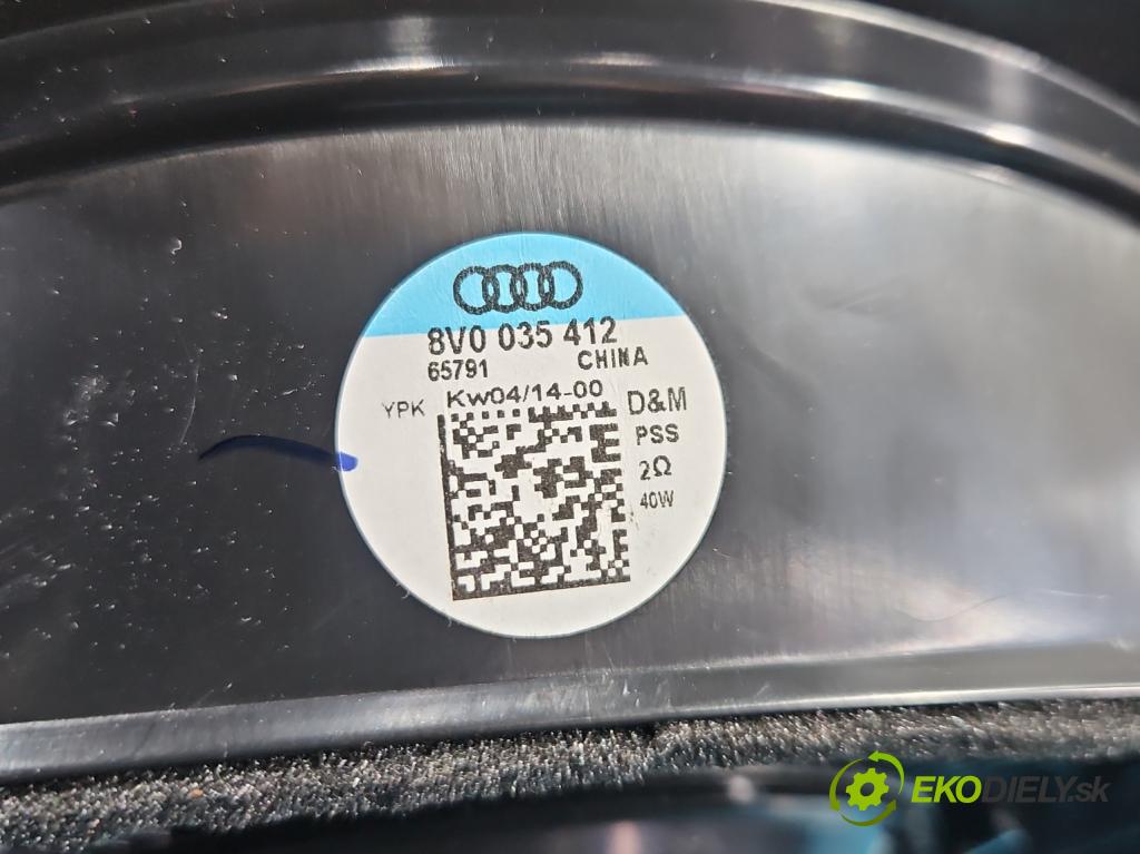 Audi A3 8V 2013-2020 1.8 TFSI 179KM automatic 132 kW 1798 cm3 4- reproduktory komplet 8V0035412