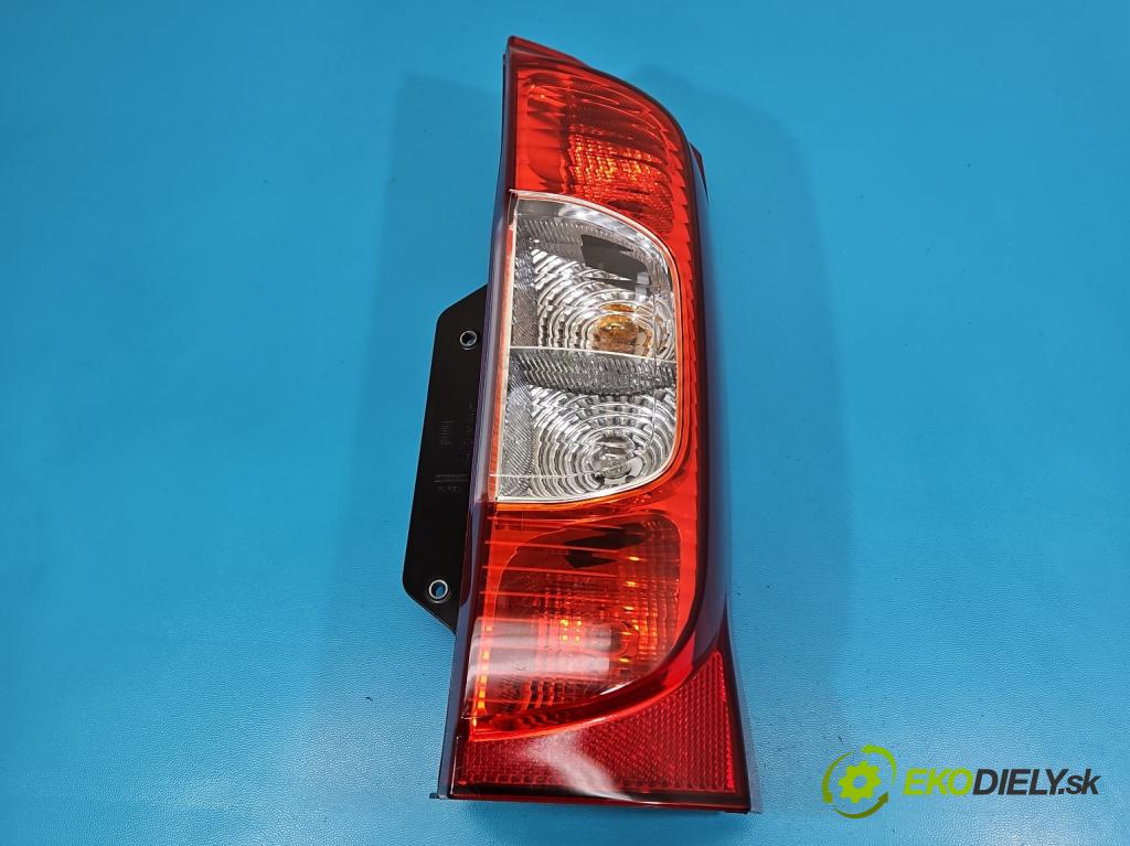 Citroen Nemo 2007-2017 1.4 hdi 68 HP manual 50 kW 1399 cm3 5- svetlo / reflektor zadné pravé 01353205080E (Kľučka dverí ostatné)