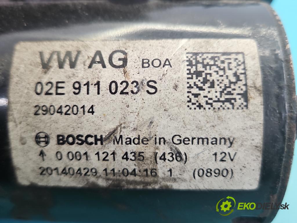 Audi A3 8V 2013-2020 1.8 TFSI 179KM automatic 132 kW 1798 cm3 4- štartér 02E911023S (Štartér)
