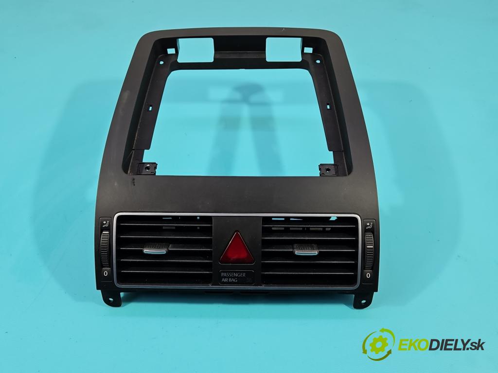 Vw Touran I 2003-2015 1.6 tdi 105 HP manual 77 kW 1599 cm3 5- Mřížka: kúrenia stredová 1T1819728G (Mriežka kúrenia (fukár))
