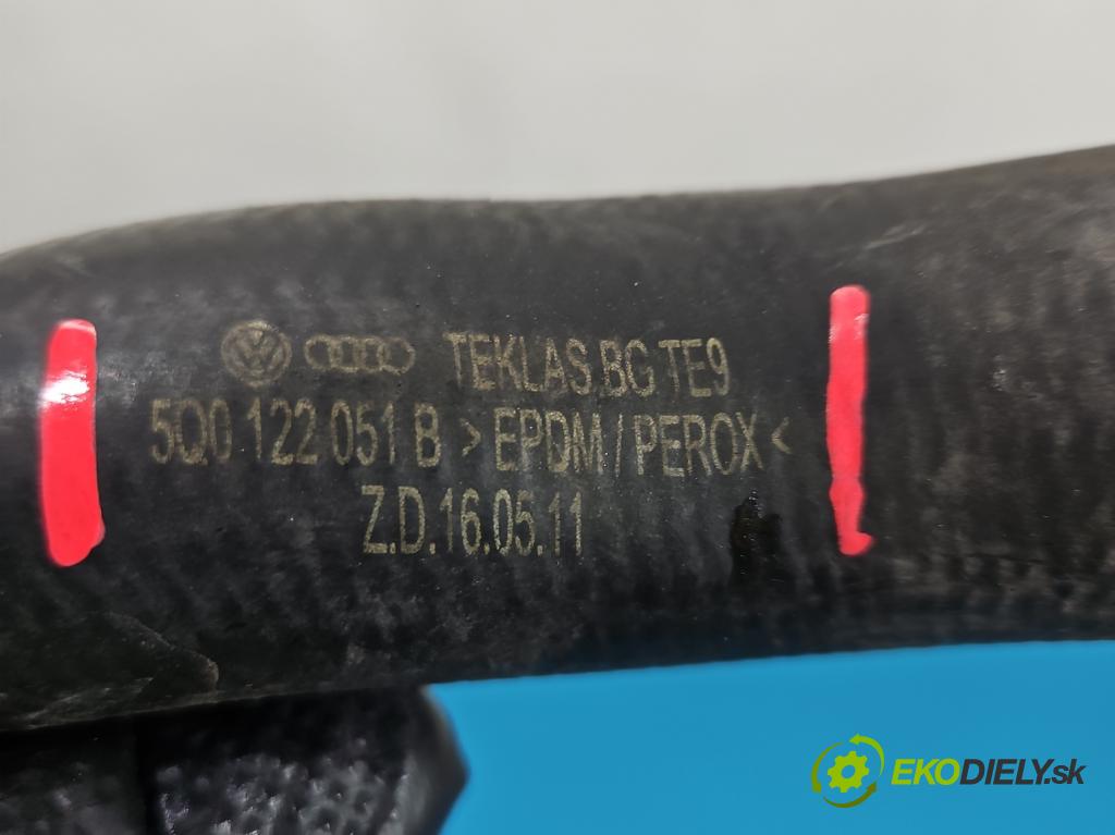 Audi A3 8V 2013-2020 1.8 TFSI 179KM automatic 132 kW 1798 cm3 4- rúrka systému chladenia 5Q0122051B