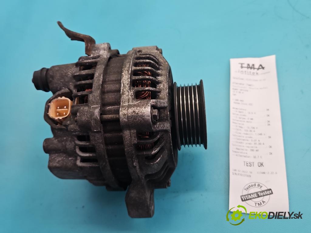 Honda Civic VII 2000-2006 1.4 16V 90 HP manual 66 kW 1396 cm3 3- Alternator A5TA7091ZE (Alternátor)