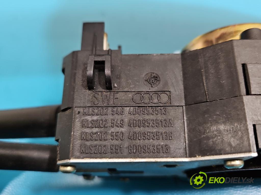 Audi A4 B5 1994-2001 1.8 20V 125 HP manual 92 kW 1781 cm3 4- prepínač komplex: 4D0953513 (Prepínacie páčky pod volantom)