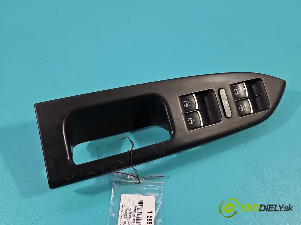 Vw Touran I 2003-2015 1.6 tdi 105 HP manual 77 kW 1599 cm3 5- prepínač okien spätných zrkadiel 1T1867371H