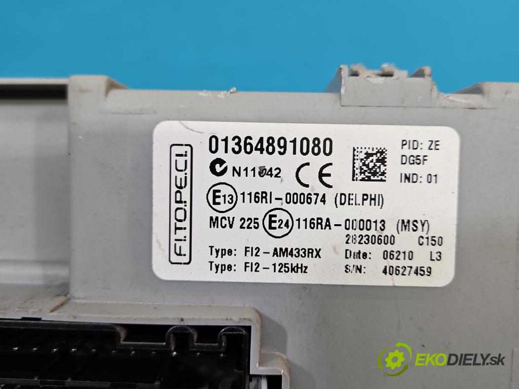 Citroen Nemo 2007-2017 1.4 hdi 68 hp manual 50 kW 1399 cm3 5- řídící jednotka motoru 0281014444