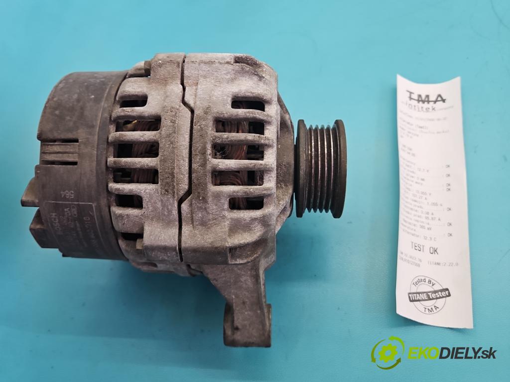 Audi A4 B5 1994-2001 1.8 20V 125 HP manual 92 kW 1781 cm3 4- Alternator 0123310022 (Alternátor)