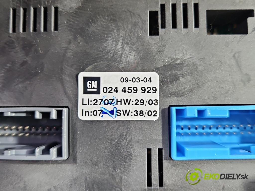 Opel Zafira A 1999-2005 1.8 16V 125 HP manual 92 kW 1796 cm3 5- panel kúrenia 024459929