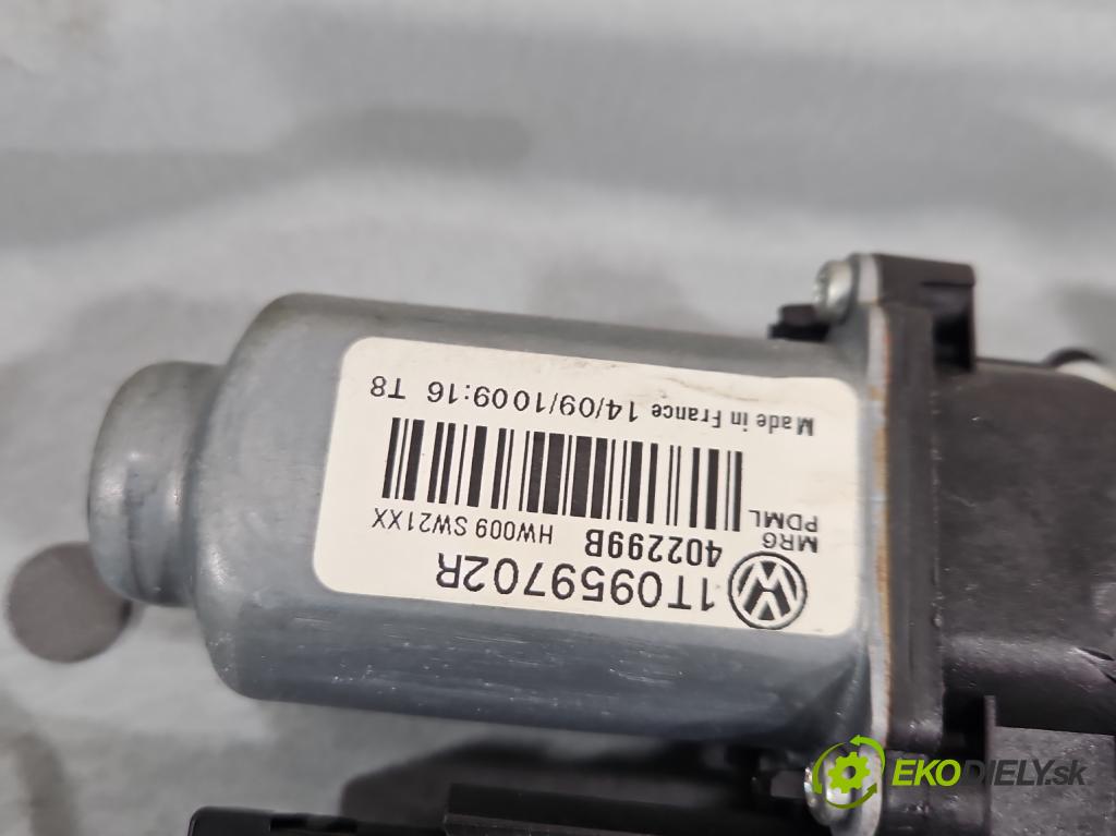 Vw Touran I 2003-2015 1.6 tdi 105 HP manual 77 kW 1599 cm3 5- mechanizmus okna predné pravý 5K0959792