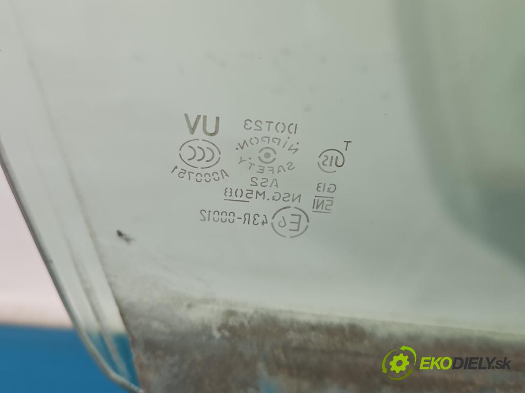 Infiniti FX II 2008-2017 5.0 V8 automatic 287 kW 5026 cm3 5- sklo dvere predné pravé