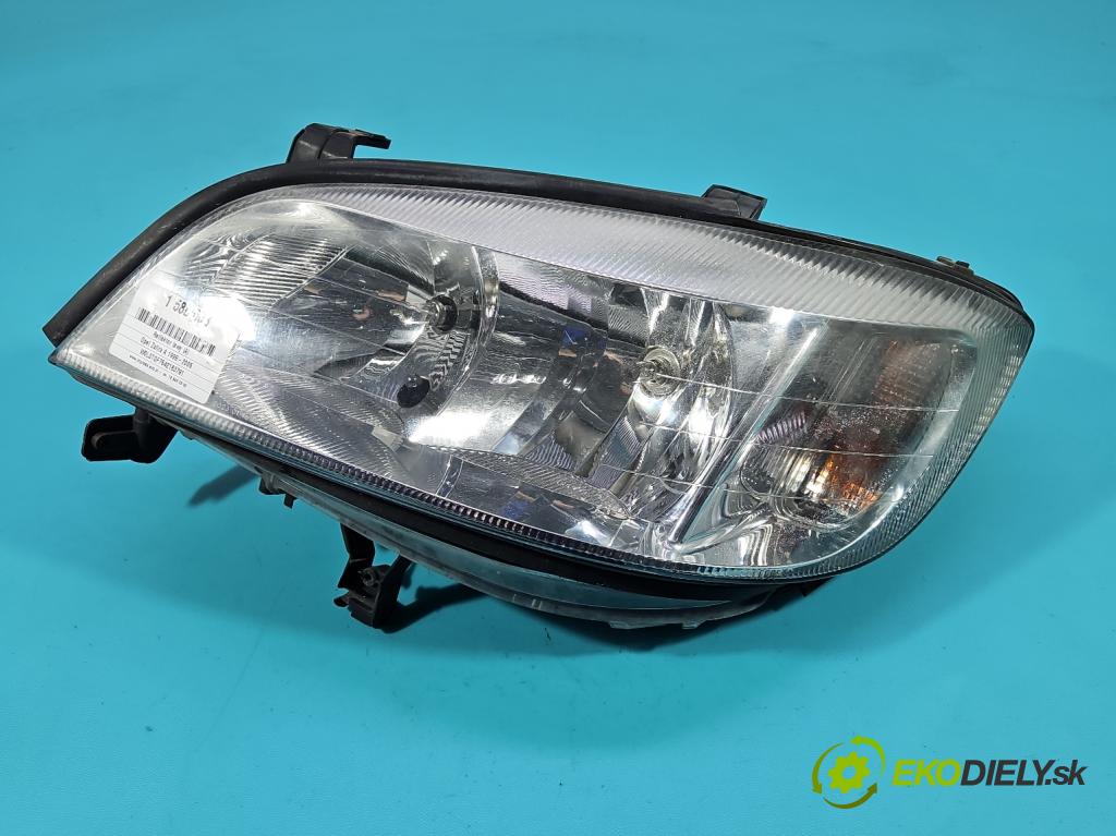 Opel Zafira A 1999-2005 1.8 16V 125 HP manual 92 kW 1796 cm3 5- Reflektor: ľavý  (Kľučka dverí ostatné)