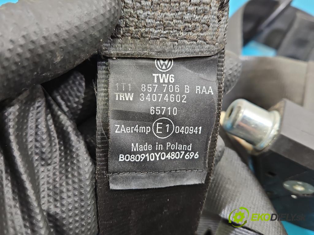 Vw Touran I 2003-2015 1.6 tdi 105 hp manual 77 kW 1599 cm3 5- stěna bezpečnost přední pravý 1T1857706B
