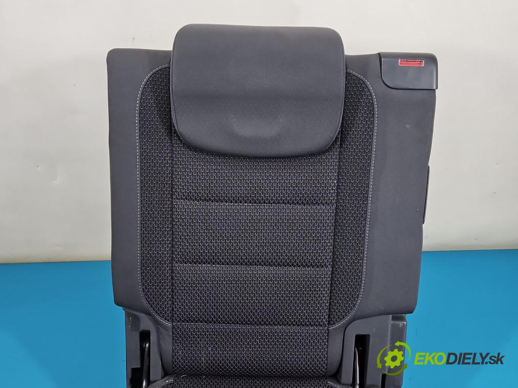 Vw Touran I 2003-2015 1.6 tdi 105 HP manual 77 kW 1599 cm3 5- Sedačka zadné ľavý III