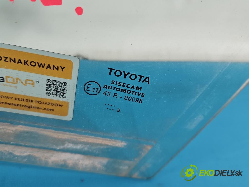 Toyota Corolla E21 2019- 1.8 16V 98 HP automatic 72 kW 1798 cm3 4- sklo dvere predné ľavé