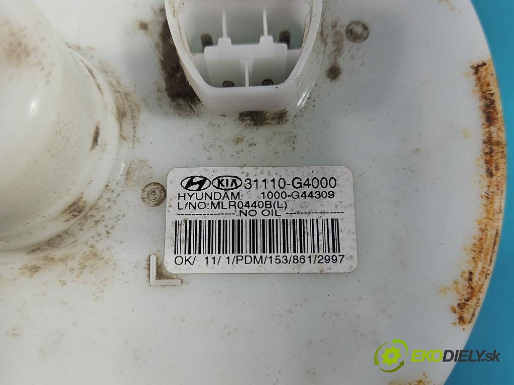 Hyundai I30 III 2016- 1.4 16V 100 HP manual 73.3 kW 1368 cm3 5- čerpadlo palivo 31110-G4000