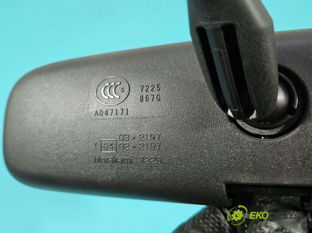 Toyota Corolla E21 2019- 1.8 16V 98 HP automatic 72 kW 1798 cm3 4- zrkadlo uvnitř: 7225867G (Spätné zrkadlo vnútorné)