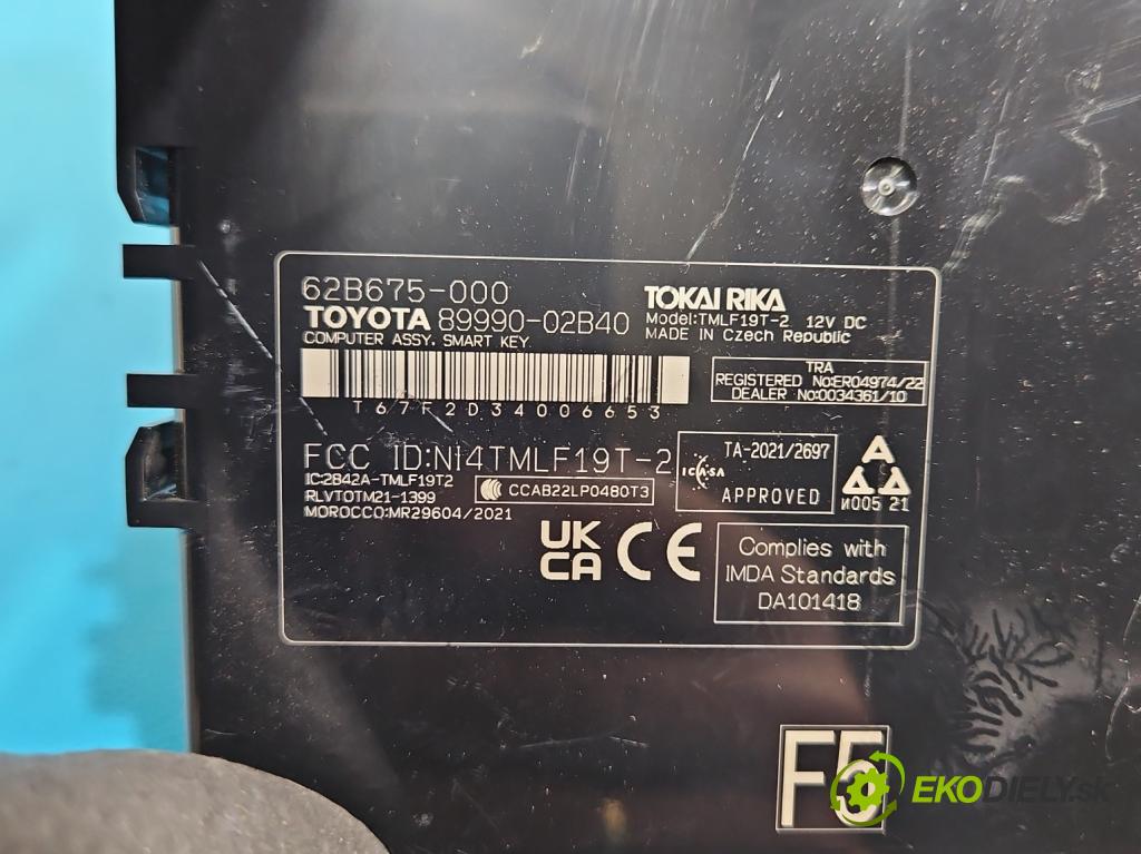 Toyota Corolla E21 2019- 1.8 16V 98 HP automatic 72 kW 1798 cm3 4- riadiaca jednotka ostatné 89990-02B40