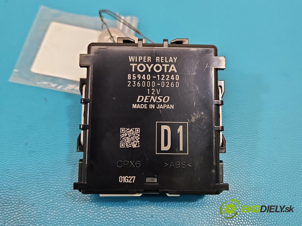 Toyota Corolla E21 2019- 1.8 16V 98 HP automatic 72 kW 1798 cm3 4- riadiaca jednotka ostatné 85940-12240