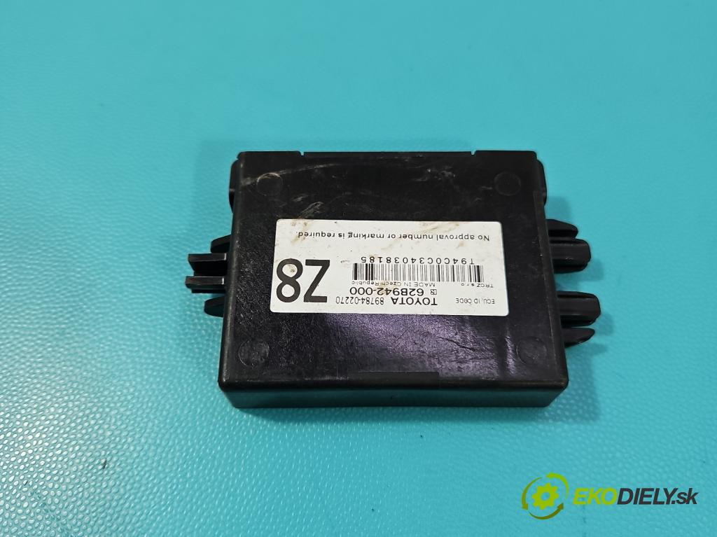 Toyota Corolla E21 2019- 1.8 16V 98 HP automatic 72 kW 1798 cm3 4- riadiaca jednotka ostatné 89784-02270
