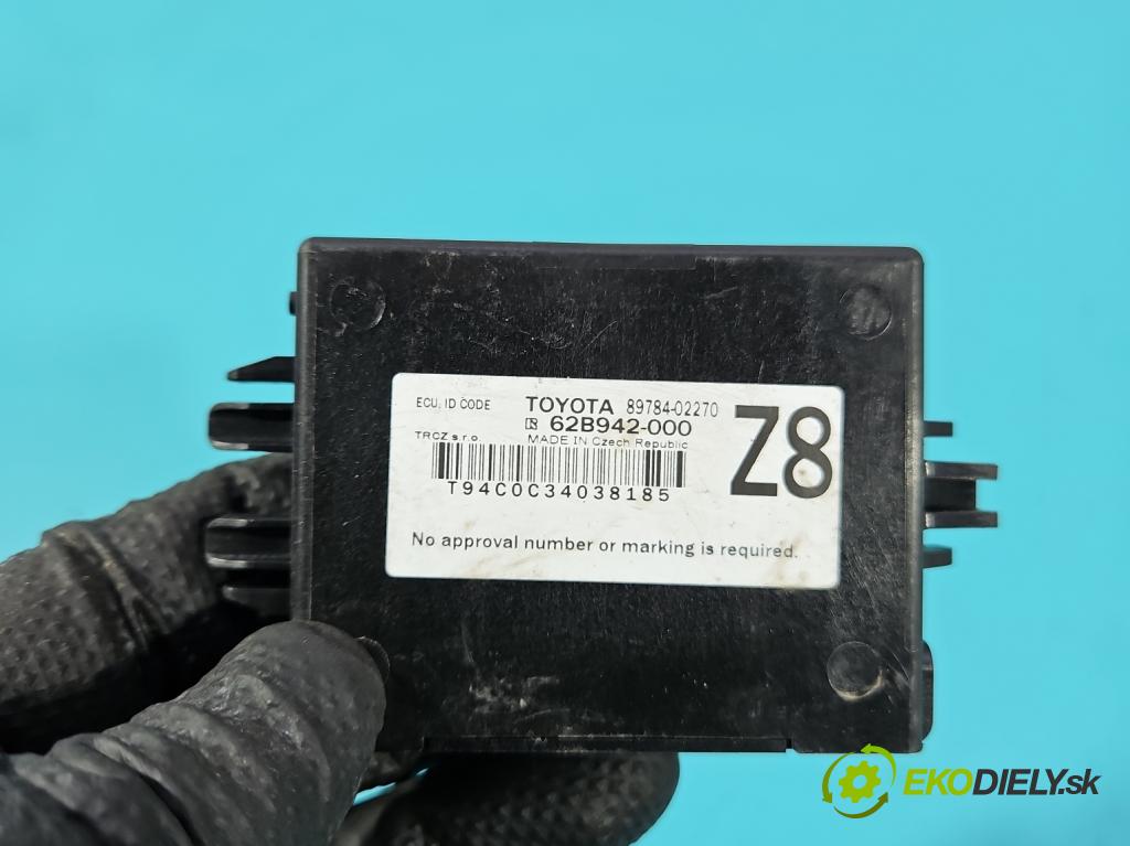 Toyota Corolla E21 2019- 1.8 16V 98 HP automatic 72 kW 1798 cm3 4- riadiaca jednotka ostatné 89784-02270