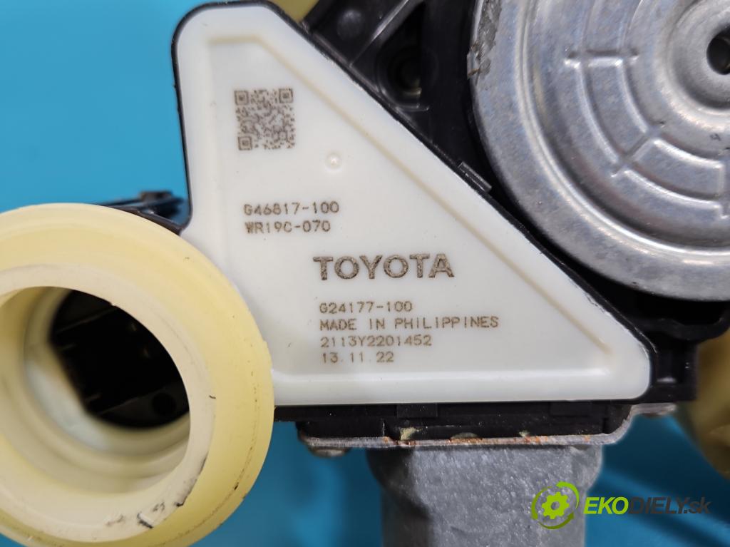 Toyota Corolla E21 2019- 1.8 16V 98 HP automatic 72 kW 1798 cm3 4- mechanizmus okna zadné ľavý 69840-02741