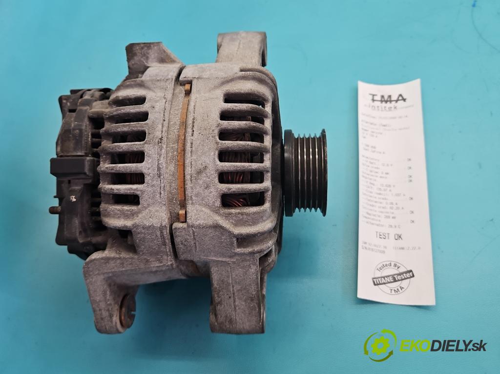 Opel Zafira A 1999-2005 1.8 16V 125 HP manual 92 kW 1796 cm3 5- Alternator 0124425009 (Alternátor)