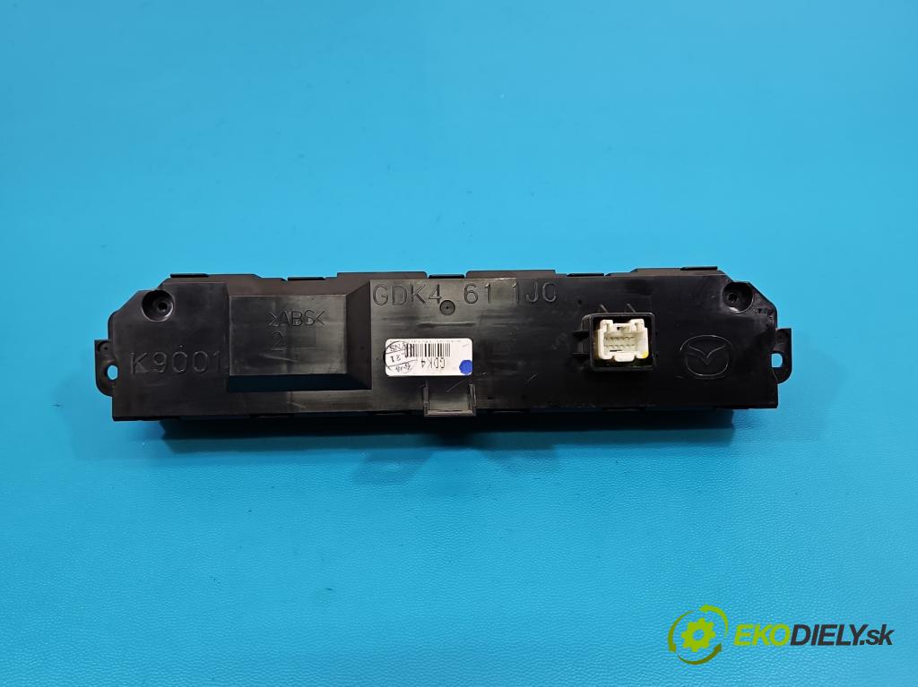 Mazda 6 II GH 2007-2012 1.8 16V 120 HP manual 88 kW 1798 cm3 5- Zobrazit: GDK4611J0 (Prístrojová doska)