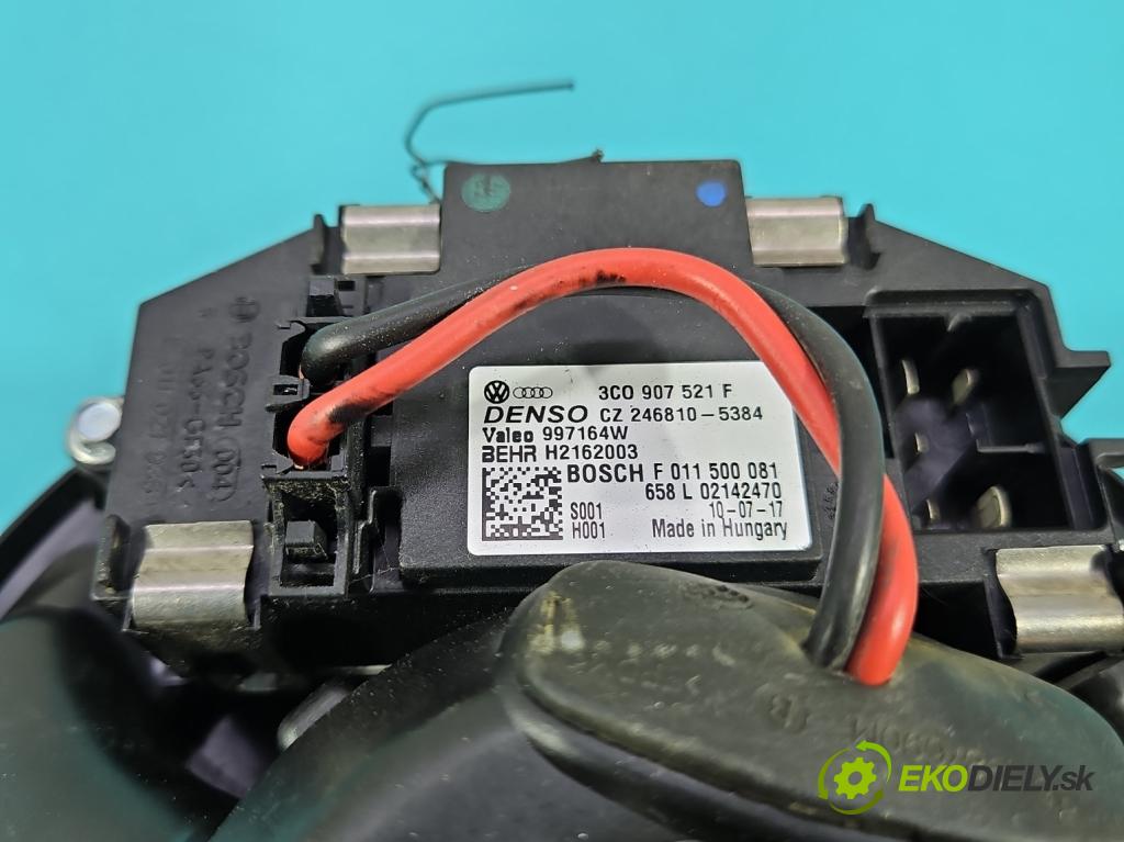 Vw Touran I 2003-2015 1.6 tdi 105 HP manual 77 kW 1599 cm3 5- ventilátor vzduchu 3C0907521F